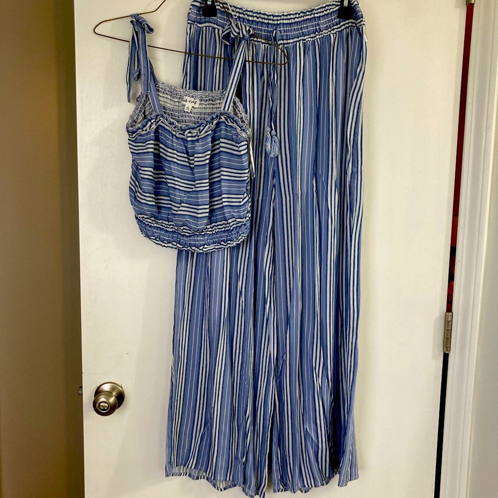 Worn Once 🎀 2 Piece Beach Jumpsuit